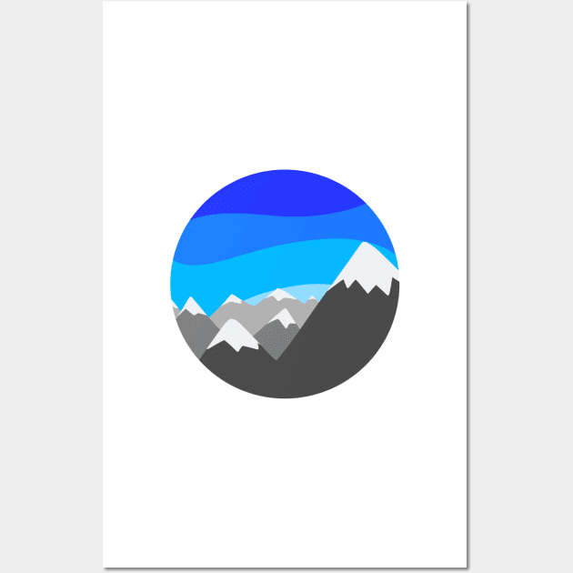 Mountain Circle Wall Art by AlishaMSchil